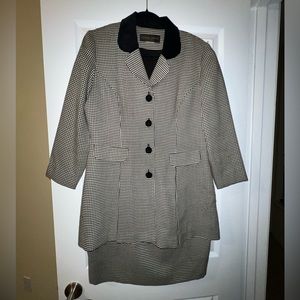 Donna Ricco Suit Dress Houndstooth